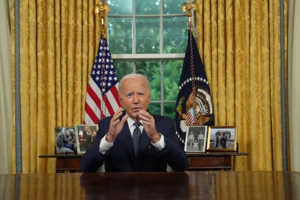 Joe Biden urges calm after Trump shooting