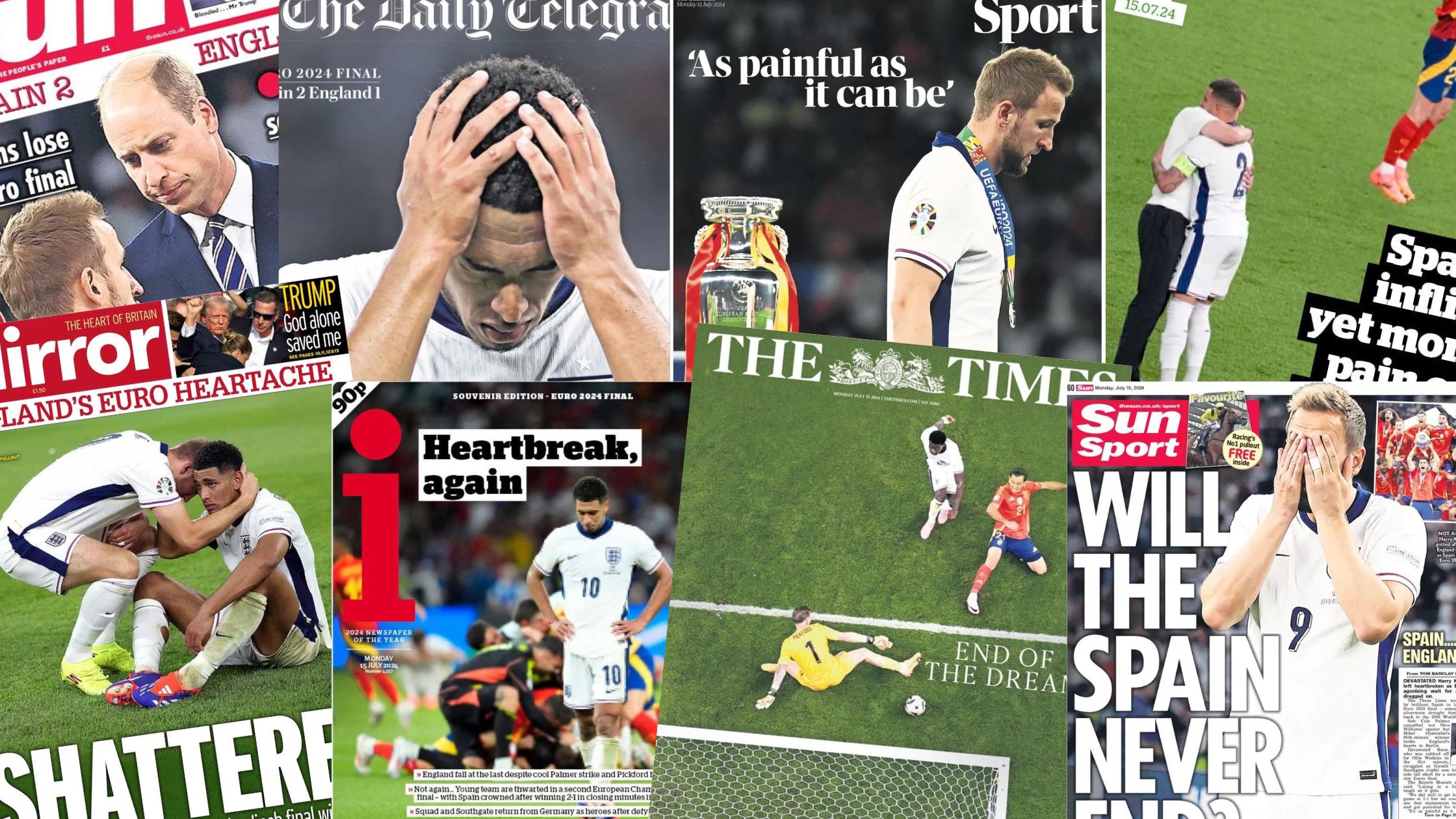 Trending - Heartbreak for England as Spain win Euro 2024 final