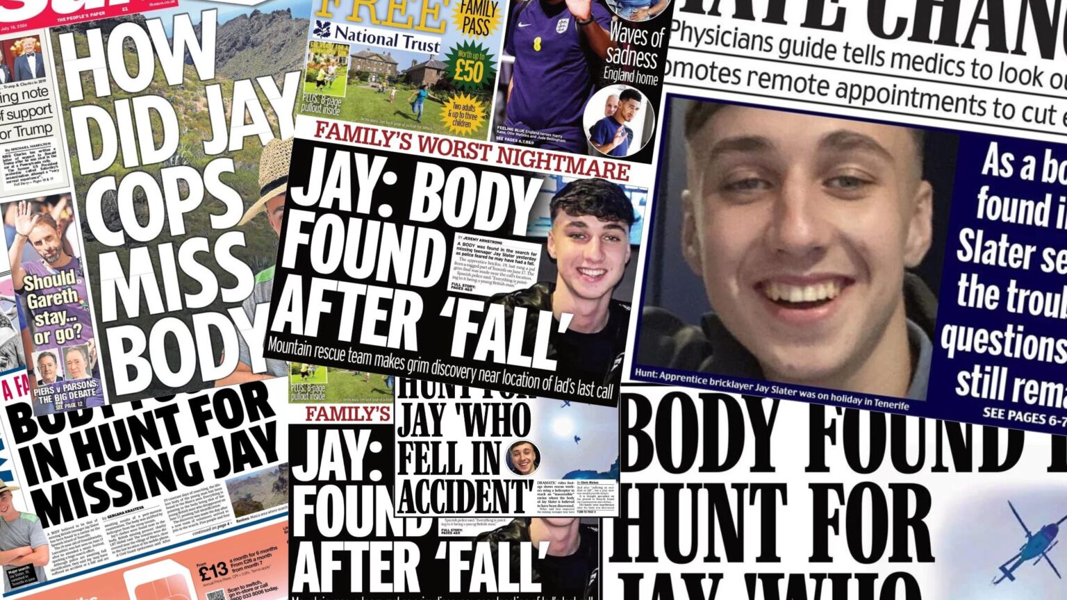 Trending – Body found in Jay Slater case