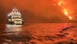 Greece charges wealthy Kazakh yachters over wildfire 