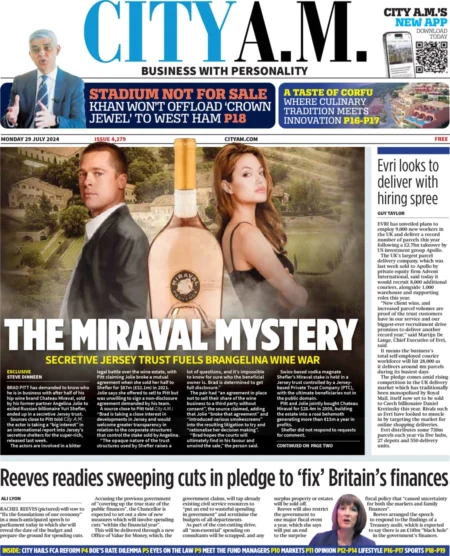 CITY AM – The Miraval mystery 