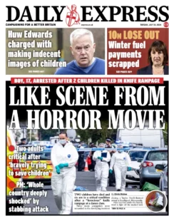 Daily Express – Like scene from a horror movie 