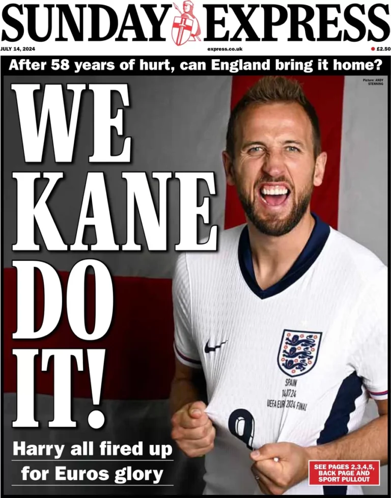 Sunday Express – We Kane do it 