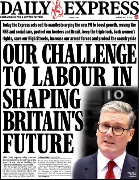 Daily Express - Our challenge to Labour in shaping Britain’s future