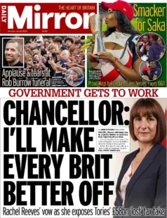 Daily Mirror – Chancellor: I’ll make every Brit better off 