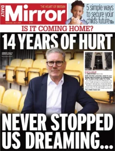 Daily Mirror – 14 years of hurt never stopped us dreaming 