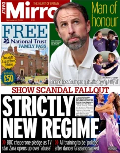 Daily Mirror – Strictly new regime 