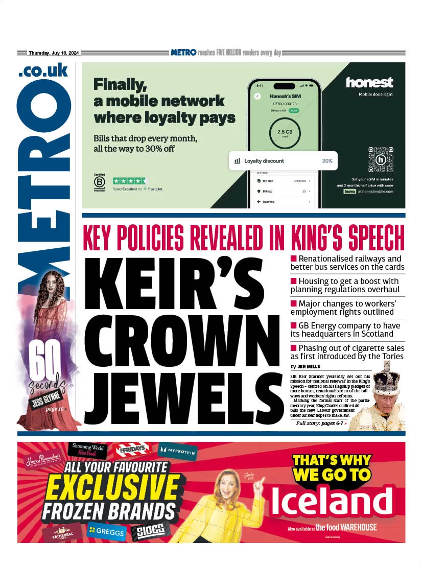 Metro - Keir’s Crown Jewels 
