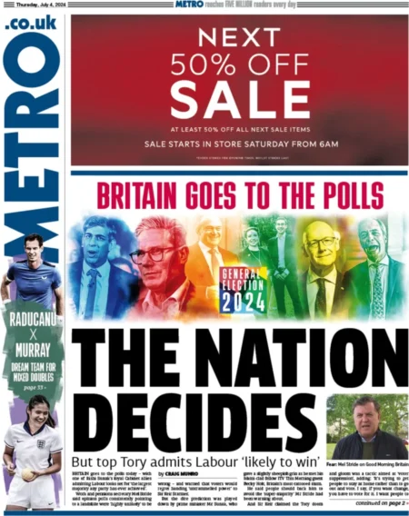 Metro - The Nation Decides