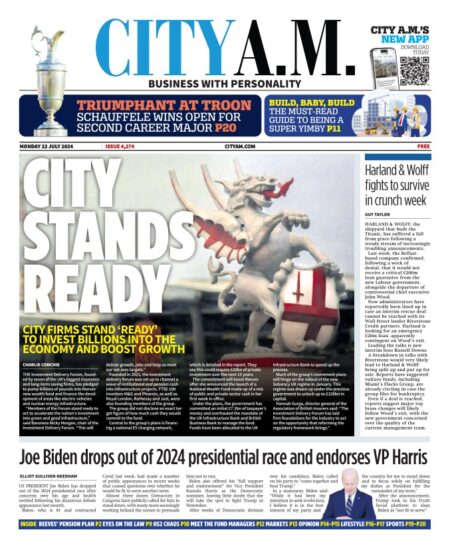 CITY AM – City stands ready 