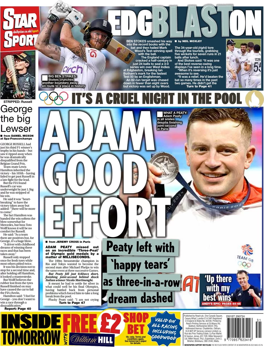 Express Sport - Adam good effort