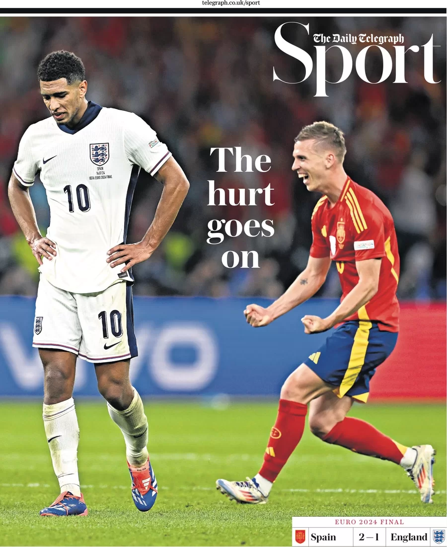Telegraph Sport - The hurt goes on