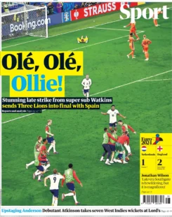 Guardian Sport – Ole Ole Ollie!