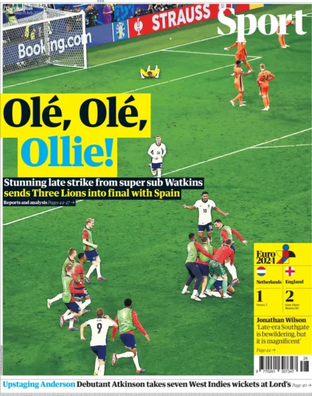 Guardian Sport – Ole Ole Ollie!
