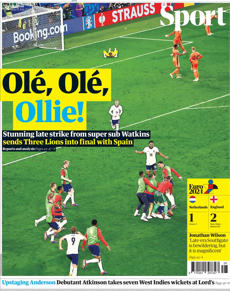 Guardian Sport - Ole Ole Ollie! 
