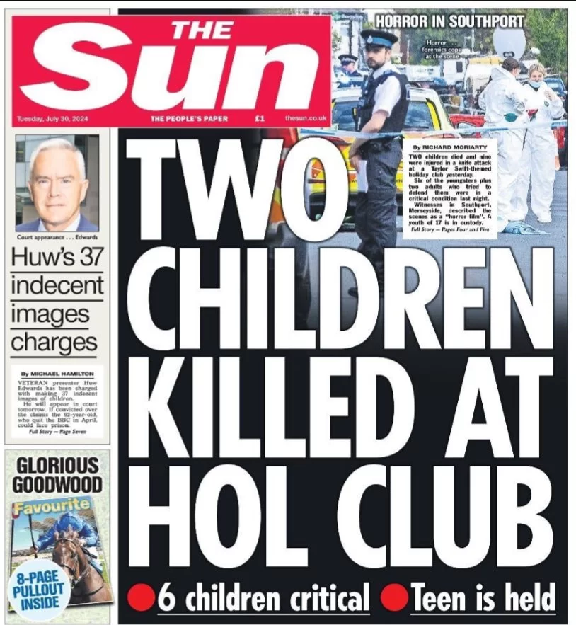 The Sun - Two children killed at holiday club