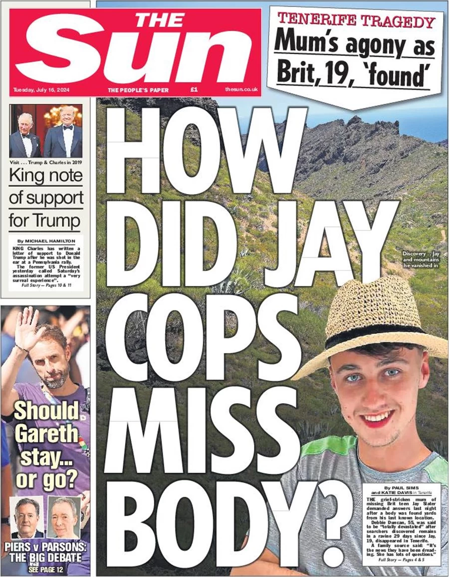 The Sun - How did Jay cops miss body?
