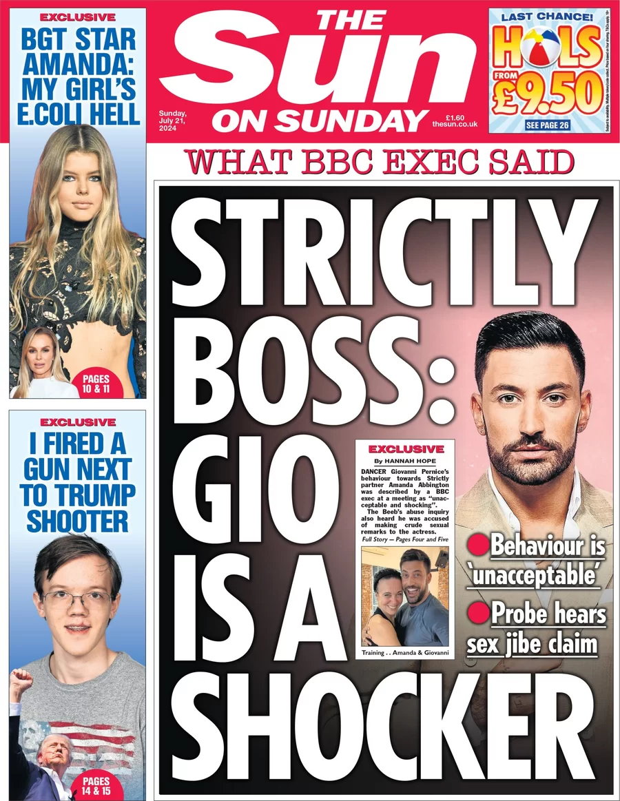 The Sun on Sunday - Strictly boss: Gio is a shocker