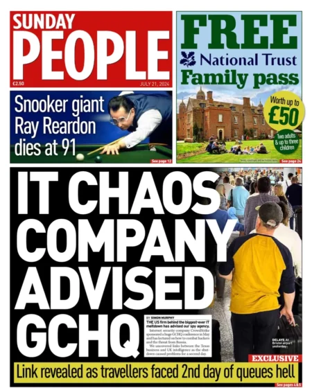 Sunday People – IT chaos company advises GBHQ 
