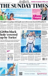 The Sunday Times – £20bn black hole coverup by Tories