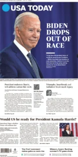 USA Today - Biden drops out of race