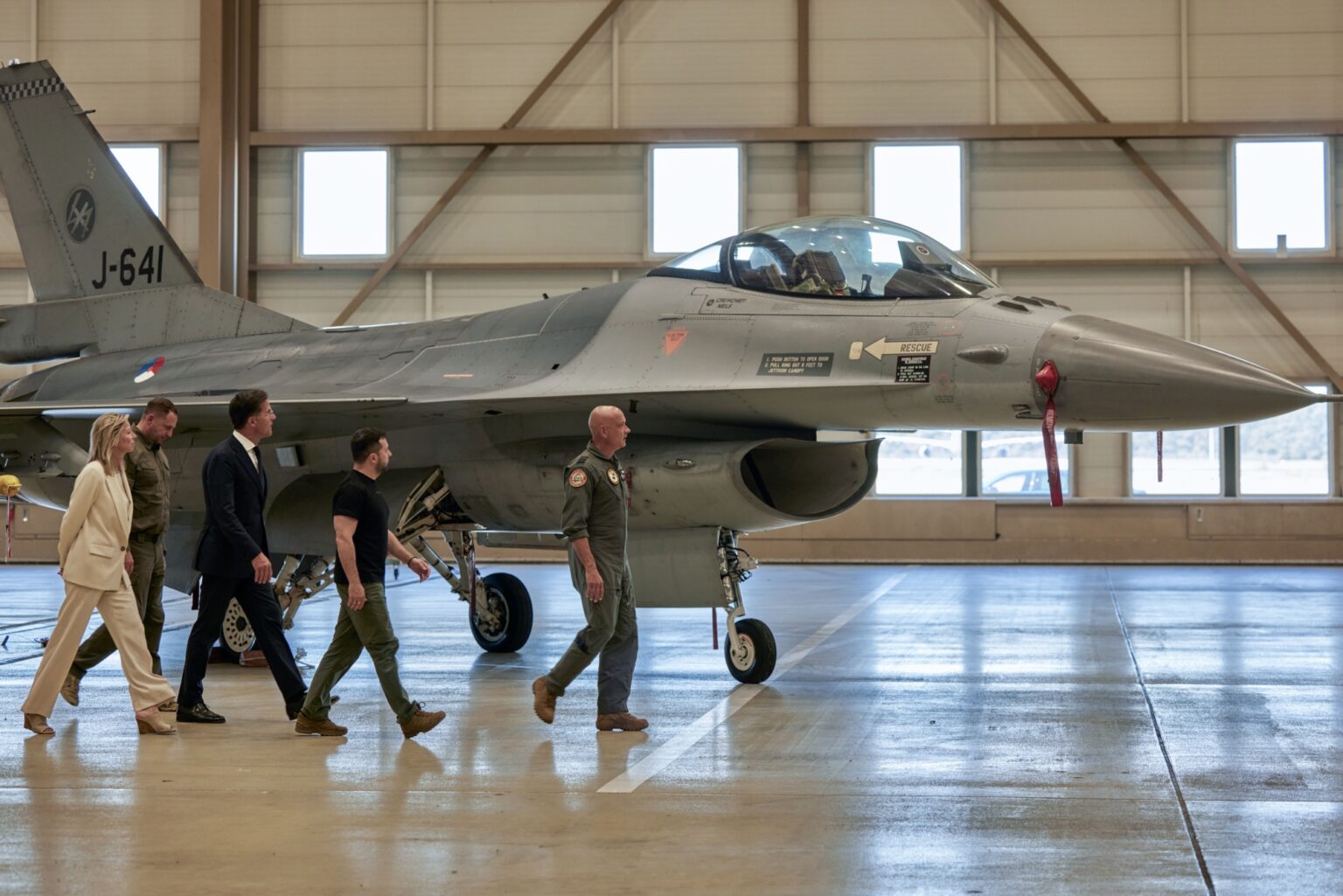 Ukraine receives first F-16 fighter jets from the US