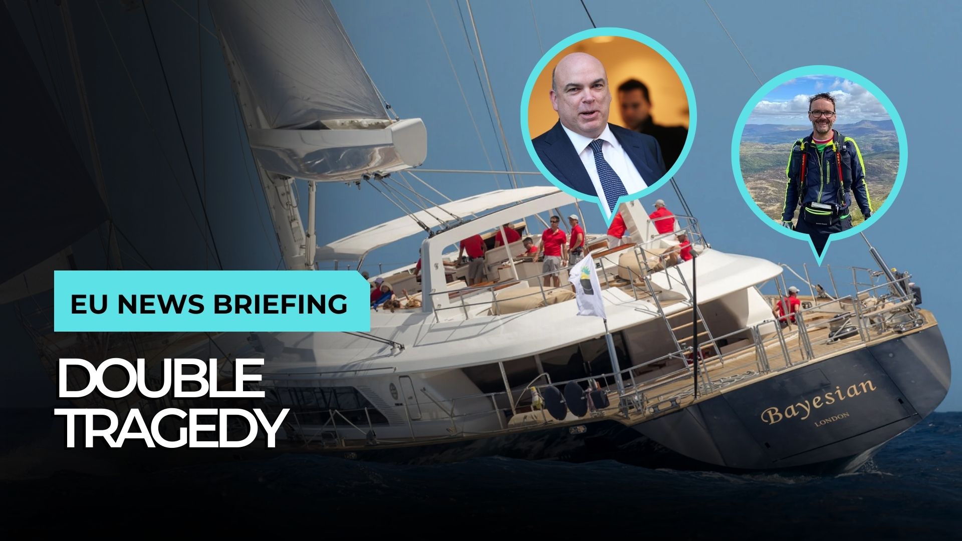 British tech tycoon Mike Lynch, and one dead after tornado sinks luxury yacht off Sicily