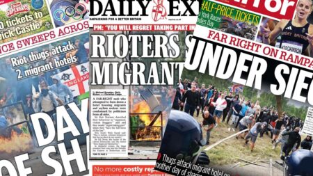 Trending – Riots sweep UK in shameful violent scenes