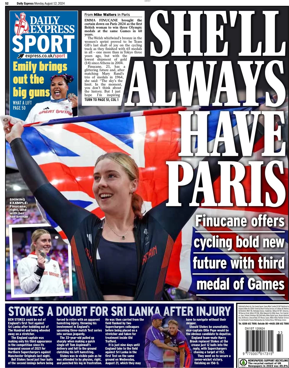 Express Sport - She’ll always have Paris!
