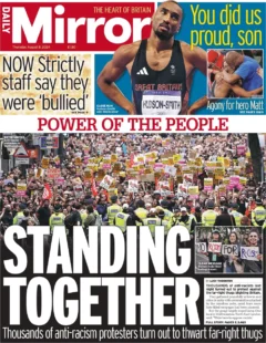 Daily Mirror - Power of the people: Standing together