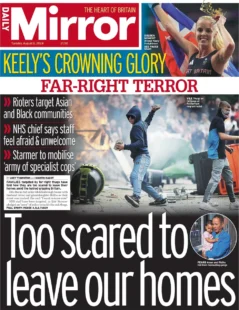 Daily Mirror - Far-right terror: Too scared to leave our homes