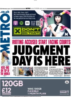 Metro - Judgement day is here