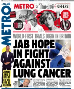 Metro-Jab Hope In Fight Against Lung Cancer 