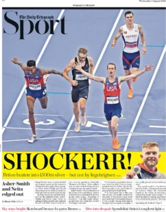 Telegraph Sport – SHOCKERR!