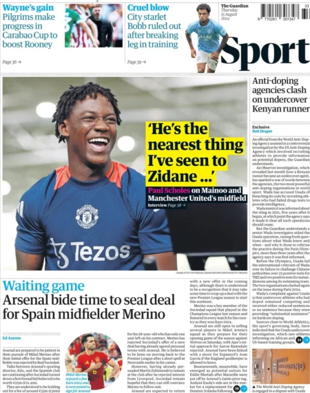 Guardian Sport – ‘He’s the nearest thing to Zidane’