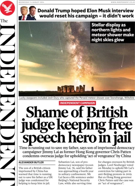 The Independent – Shame of British judge keeping free speech hero in jail 