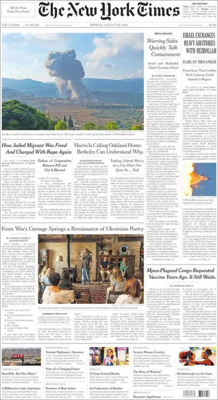 The New York Times – Warring Sides Quickly Talk Containment