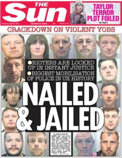 The Sun - Crackdown on violent yobs: Nailed and jailed The Sun - Crackdown on violent yobs: Nailed and jailed