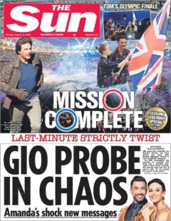 The Sun – Gio probe in chaos 