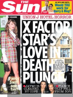 The Sun – X Factor star’s love in death plunge 