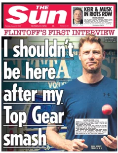 The Sun – I shouldn’t be here after my Top Gear smash 