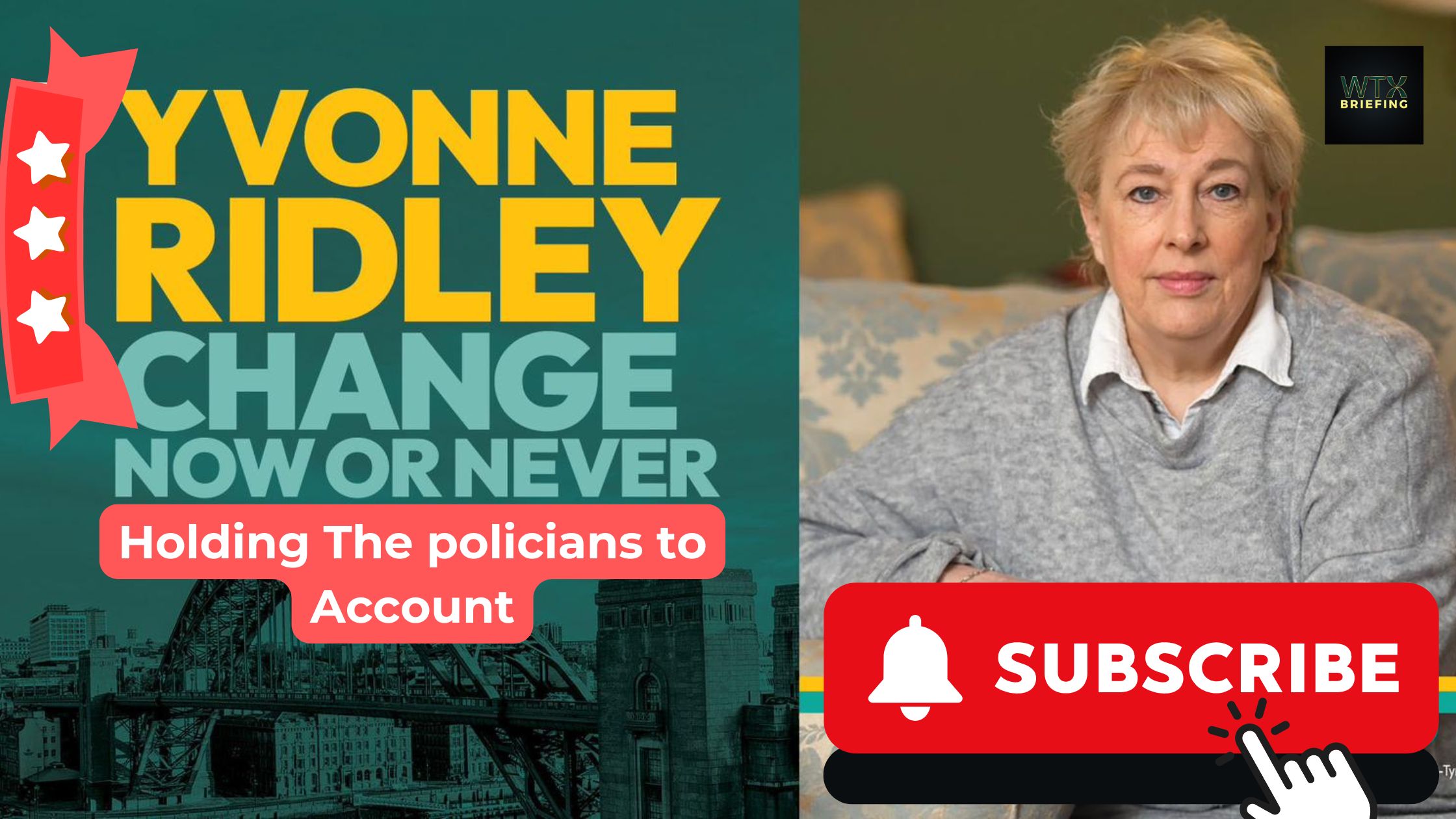 Yvonne Ridley's UK Political podcasts | Subscribe NOW