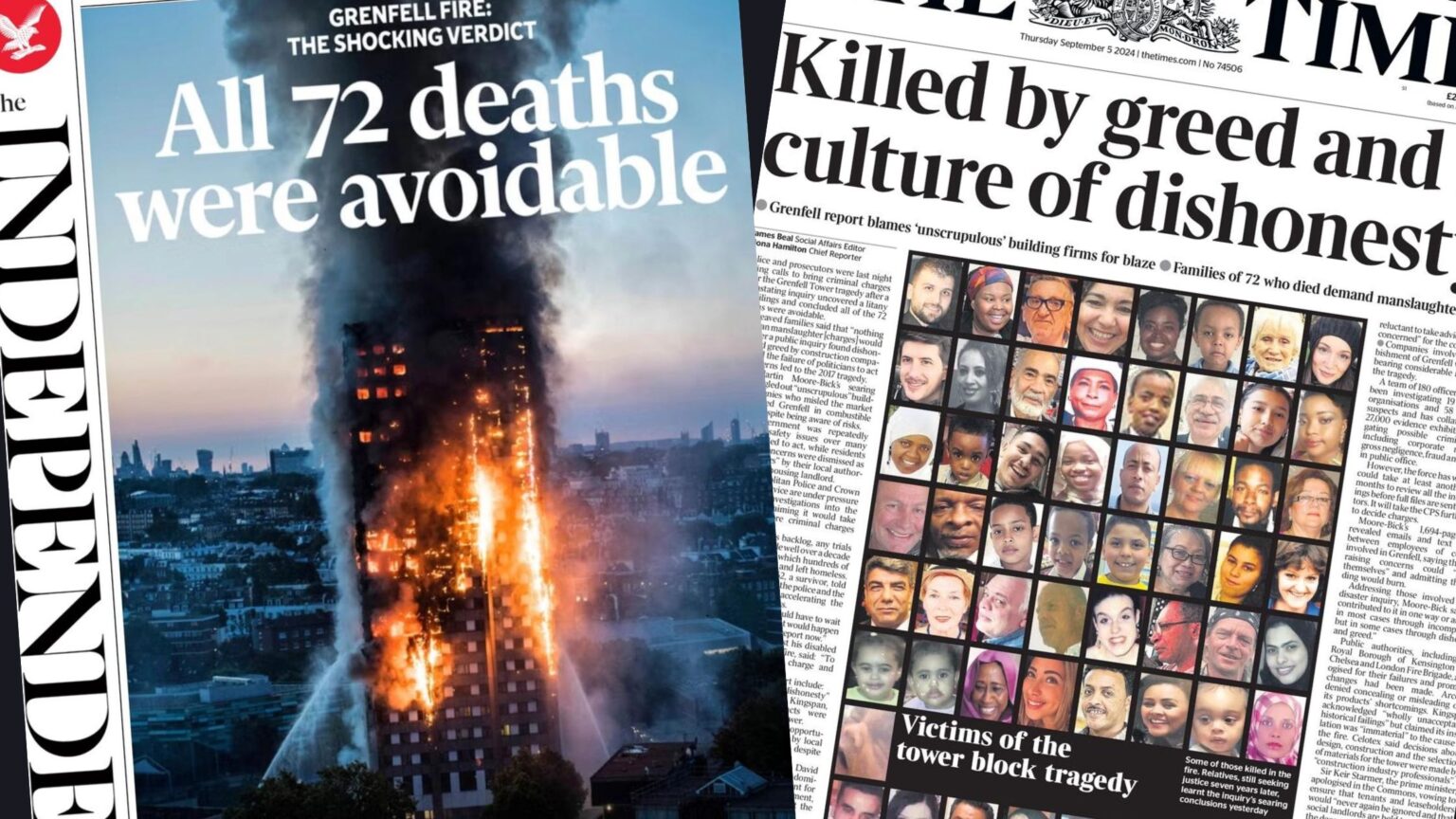 Trending – Grenfell victims failed by everyone