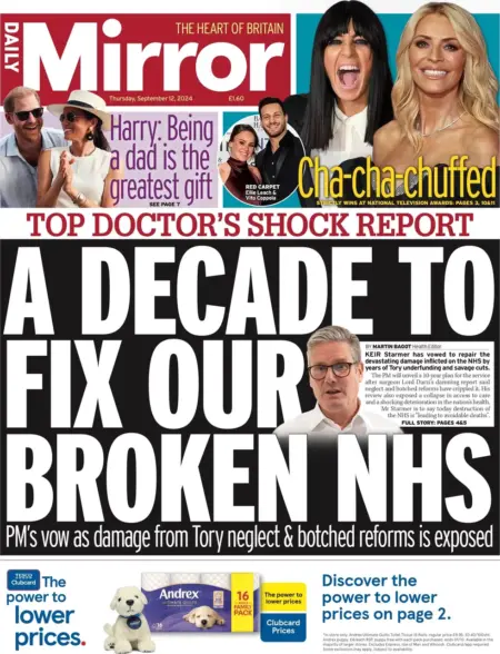 Daily Mirror – A decade to fix our broken NHS