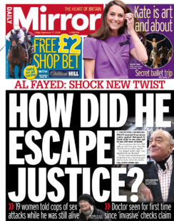 Daily Mirror – How did he escape justice?