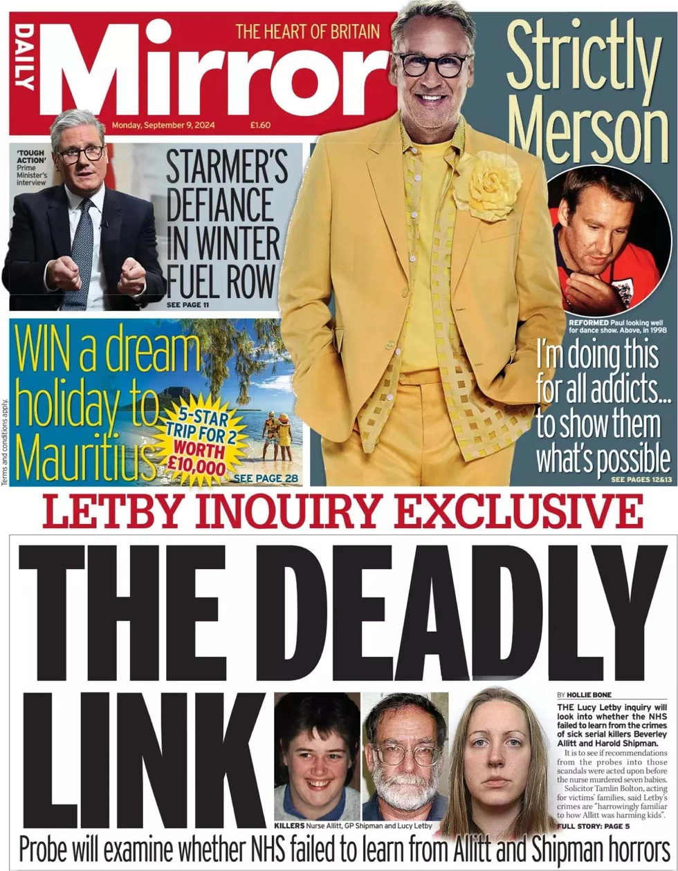 Daily Mirror - Lucy Letby inquiry: The deadly link 
