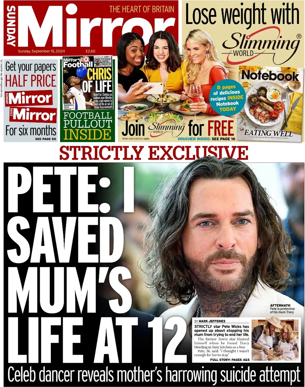 Sunday Mirror - Pete: I saved Mum’s life at 12 
