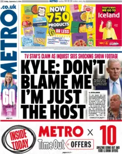 Metro – Kyle: Don’t blame me I’m just the host 