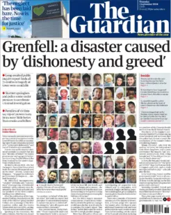 The Guardian - Grenfell: a disaster caused by dishonesty and greed