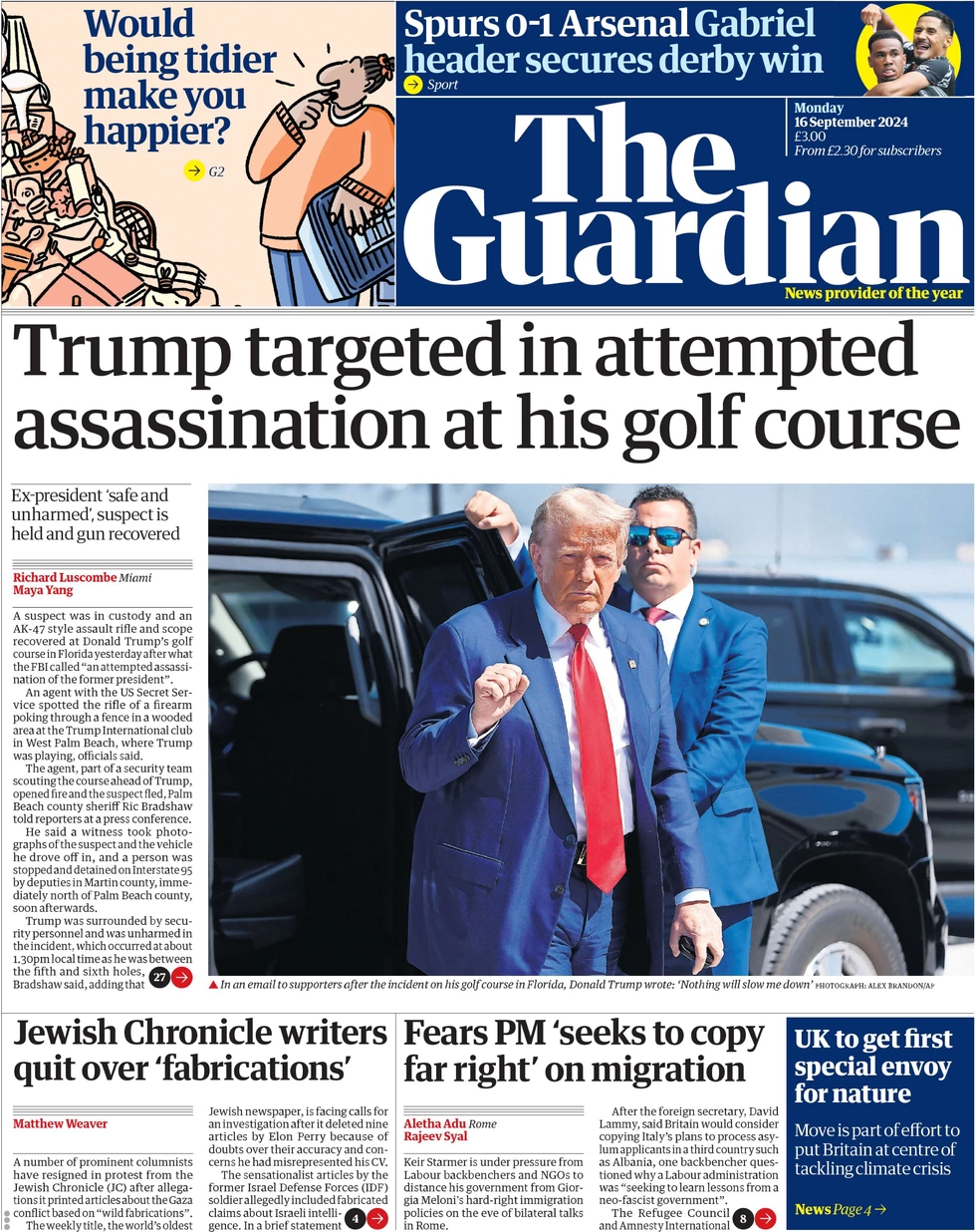 The Guardian - PM accused of seeking to copy far right on migration 
